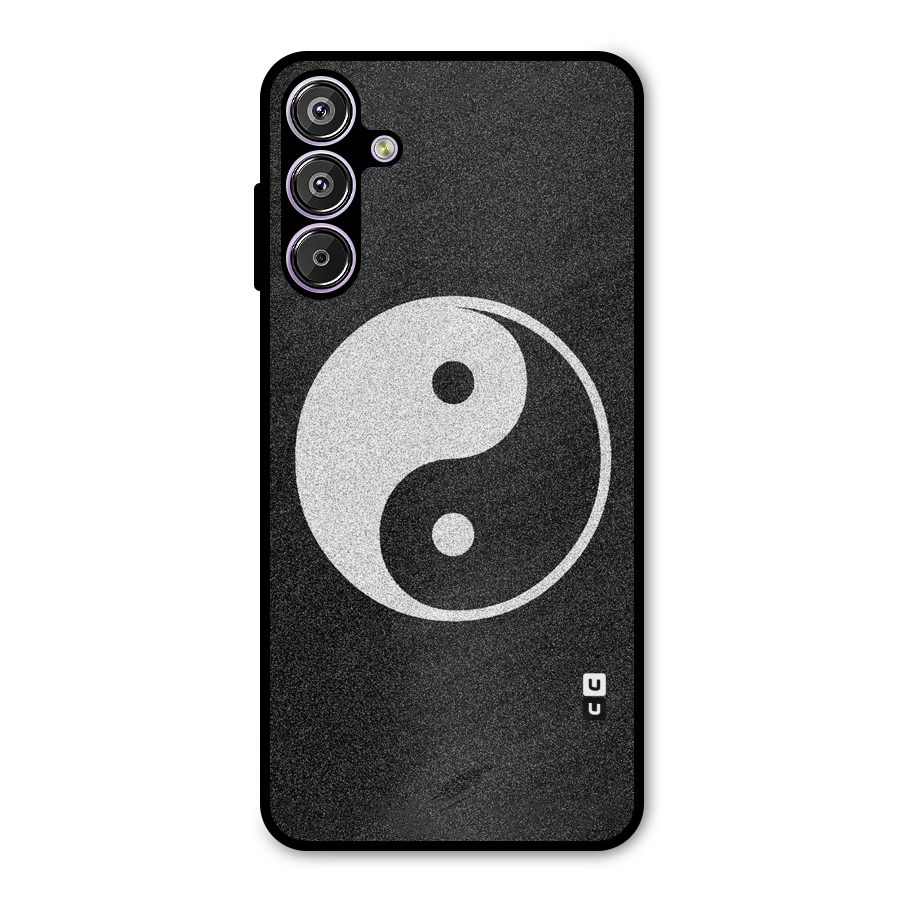 Peace Disorted Metal Back Case for Galaxy F15