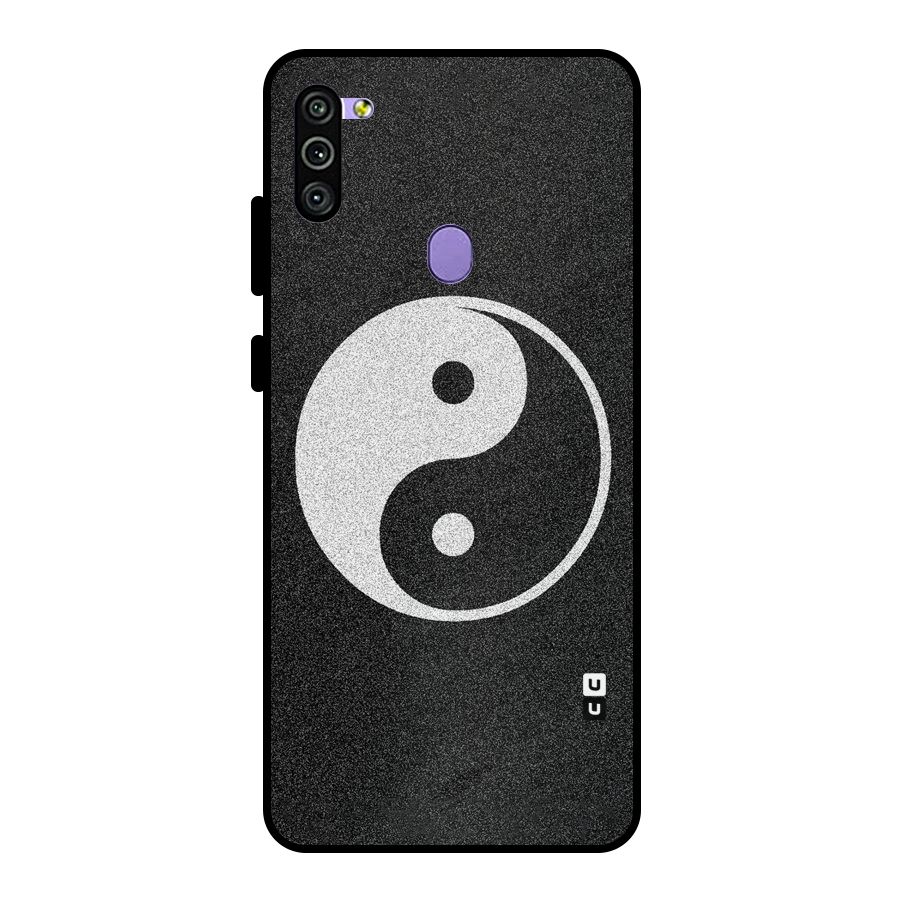 Peace Disorted Metal Back Case for Galaxy M11