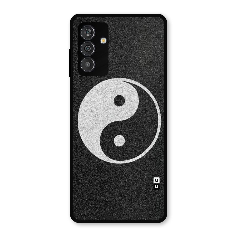 Peace Disorted Metal Back Case for Galaxy M14 5G