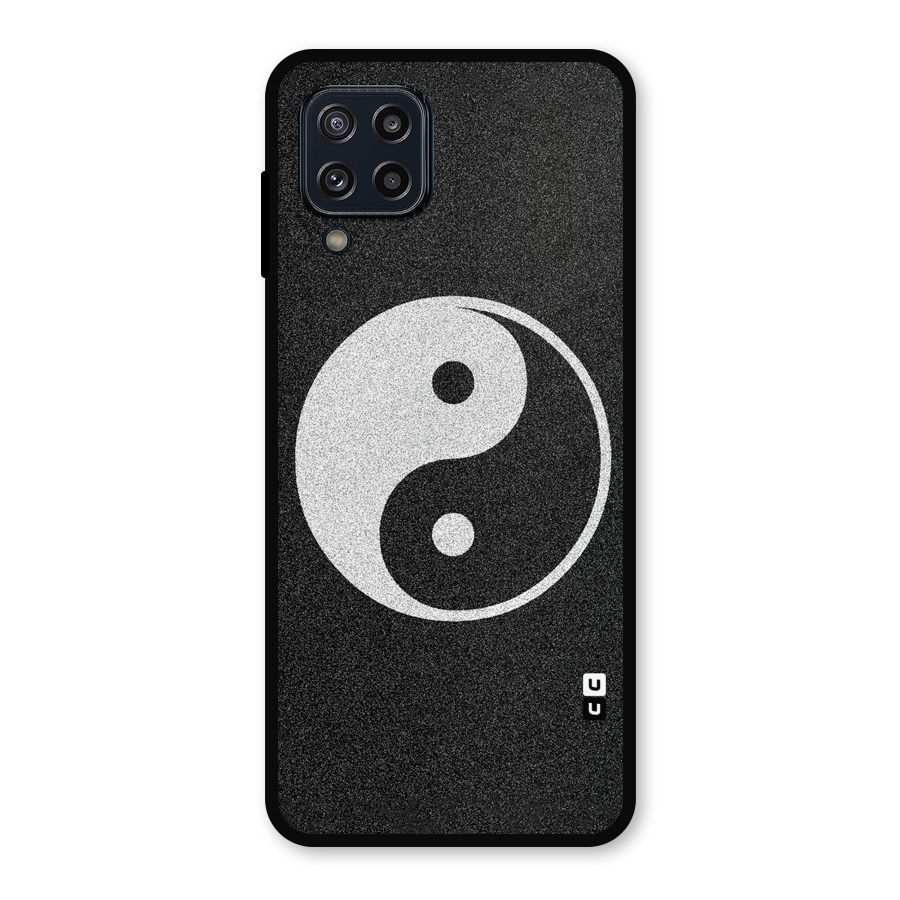 Peace Disorted Metal Back Case for Galaxy M32
