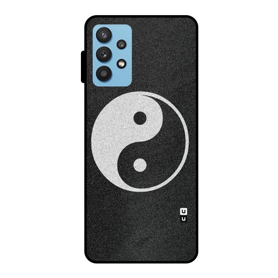 Peace Disorted Metal Back Case for Galaxy M32 5G