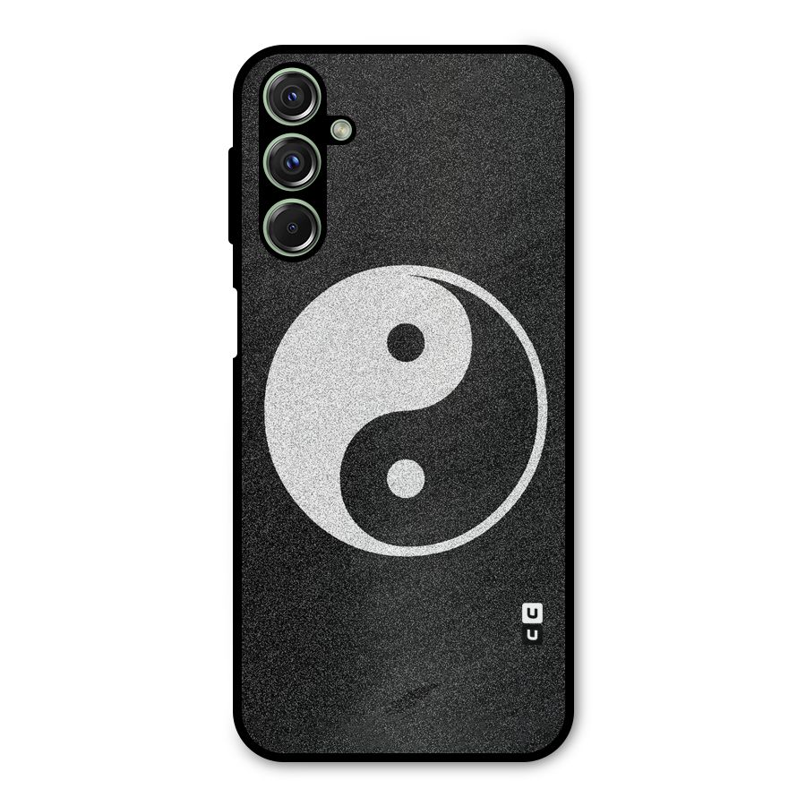 Peace Disorted Metal Back Case for Galaxy M34