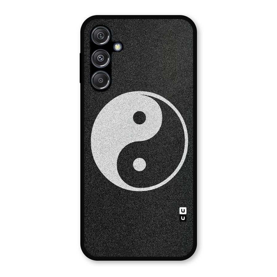Peace Disorted Metal Back Case for Galaxy M34 5G