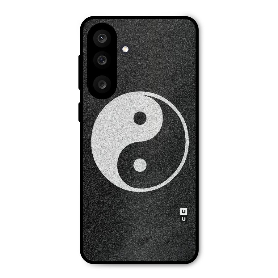Peace Disorted Metal Back Case for Galaxy M56