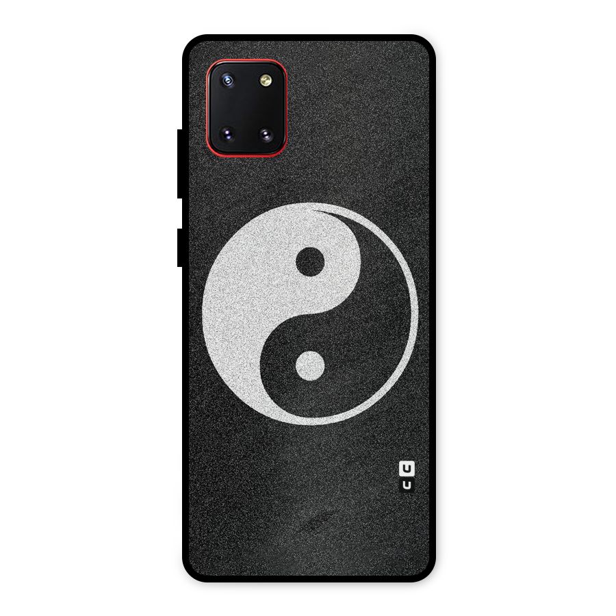 Peace Disorted Metal Back Case for Galaxy Note 10 Lite