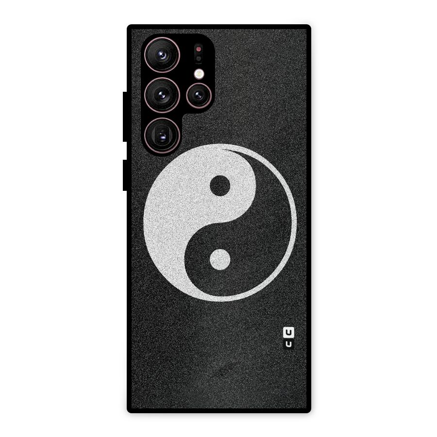 Peace Disorted Metal Back Case for Galaxy S22 Ultra 5G