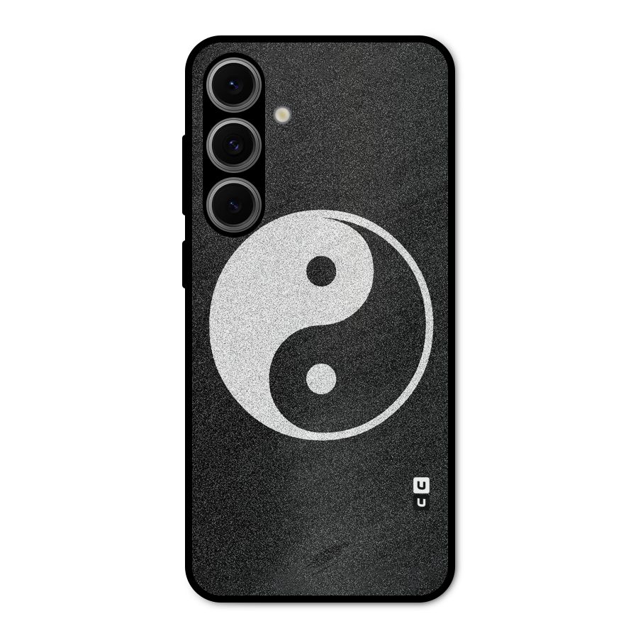 Peace Disorted Metal Back Case for Galaxy S24 FE
