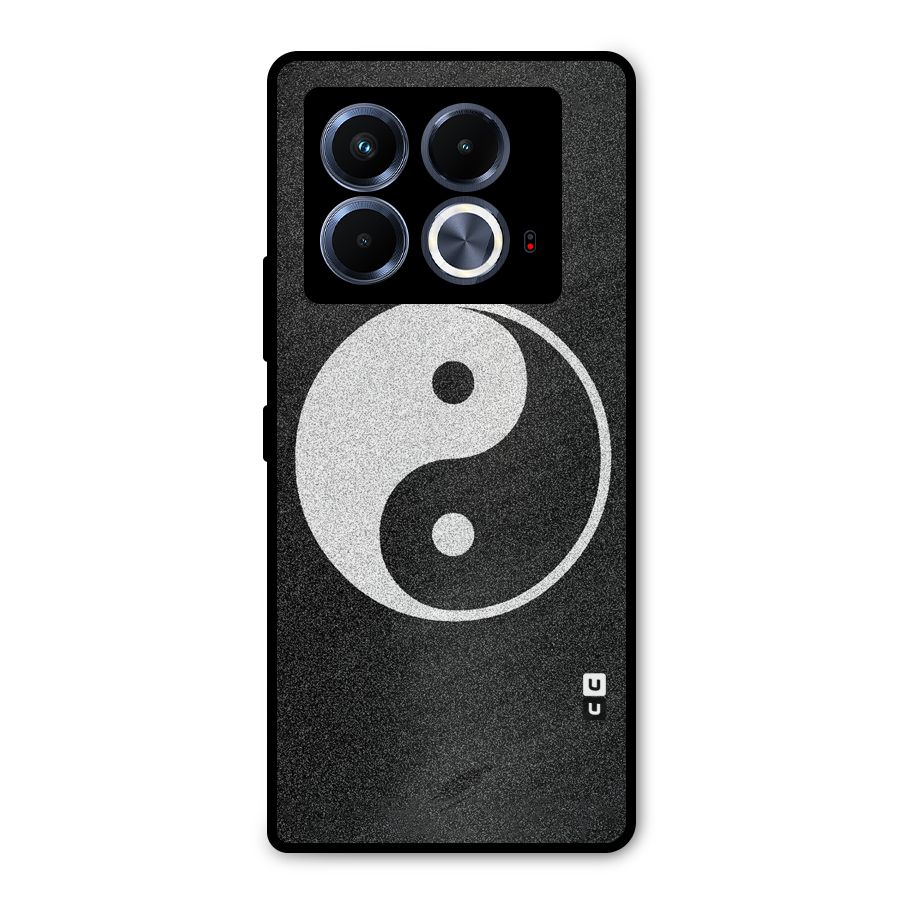 Peace Disorted Metal Back Case for Infinix Note 40 5G