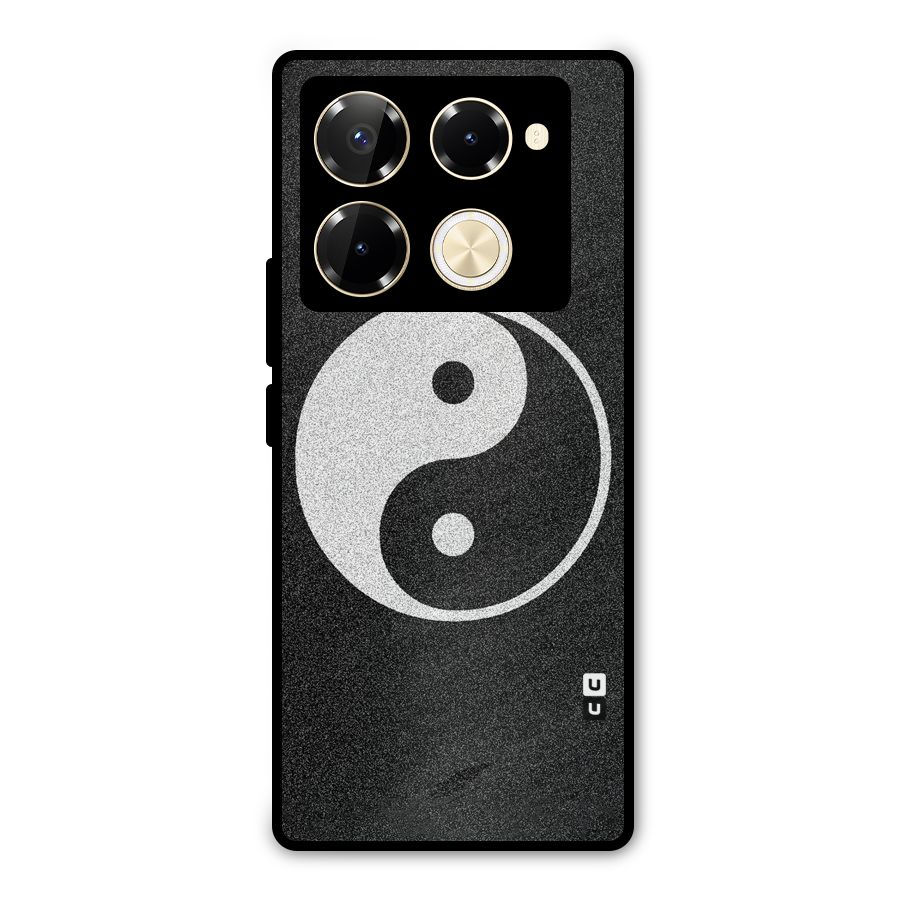 Peace Disorted Metal Back Case for Infinix Note 40 Pro Plus