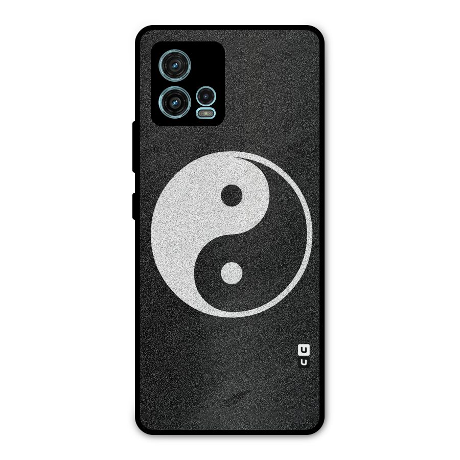 Peace Disorted Metal Back Case for Moto G72
