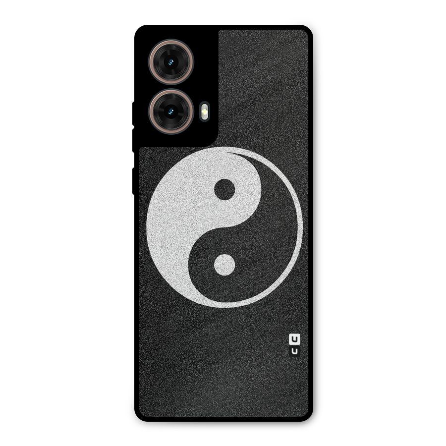 Peace Disorted Metal Back Case for Moto G85