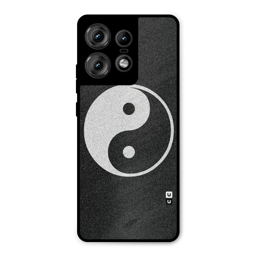 Peace Disorted Metal Back Case for Motorola Edge 50 Pro