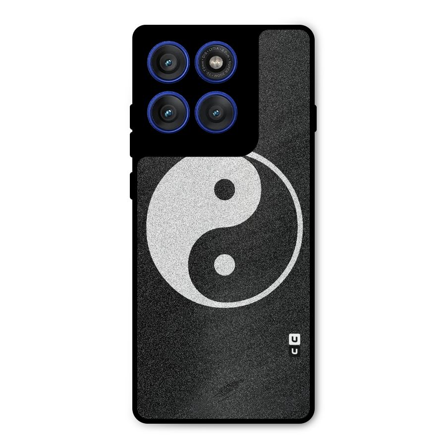 Peace Disorted Metal Back Case for Motorola Edge 60 Pro