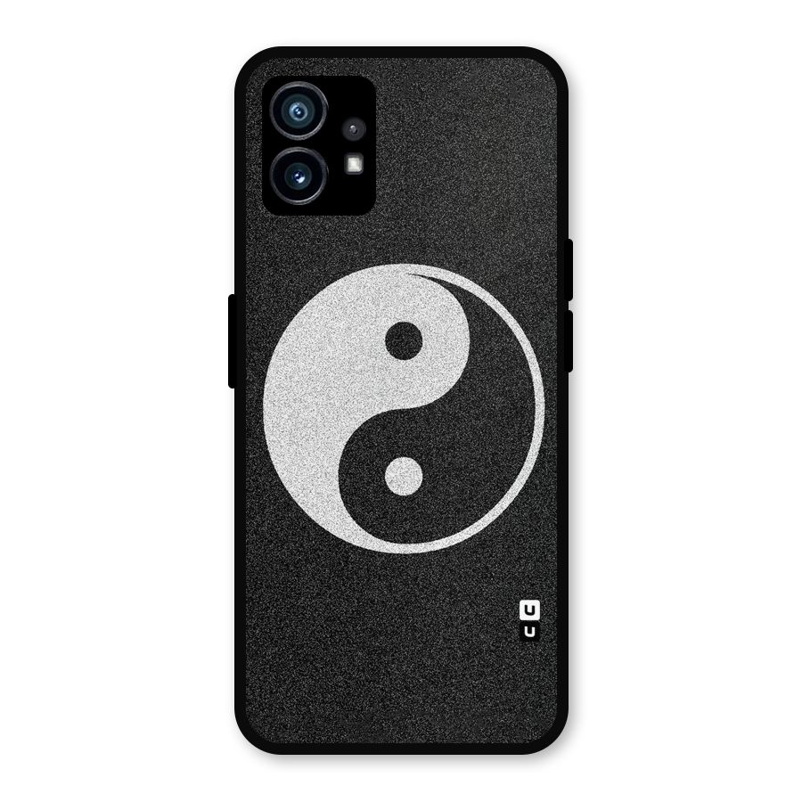Peace Disorted Metal Back Case for Nothing Phone 1
