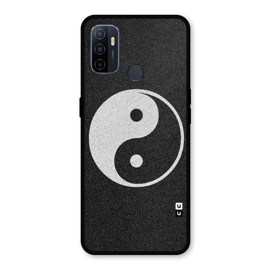 Peace Disorted Metal Back Case for Oppo A53