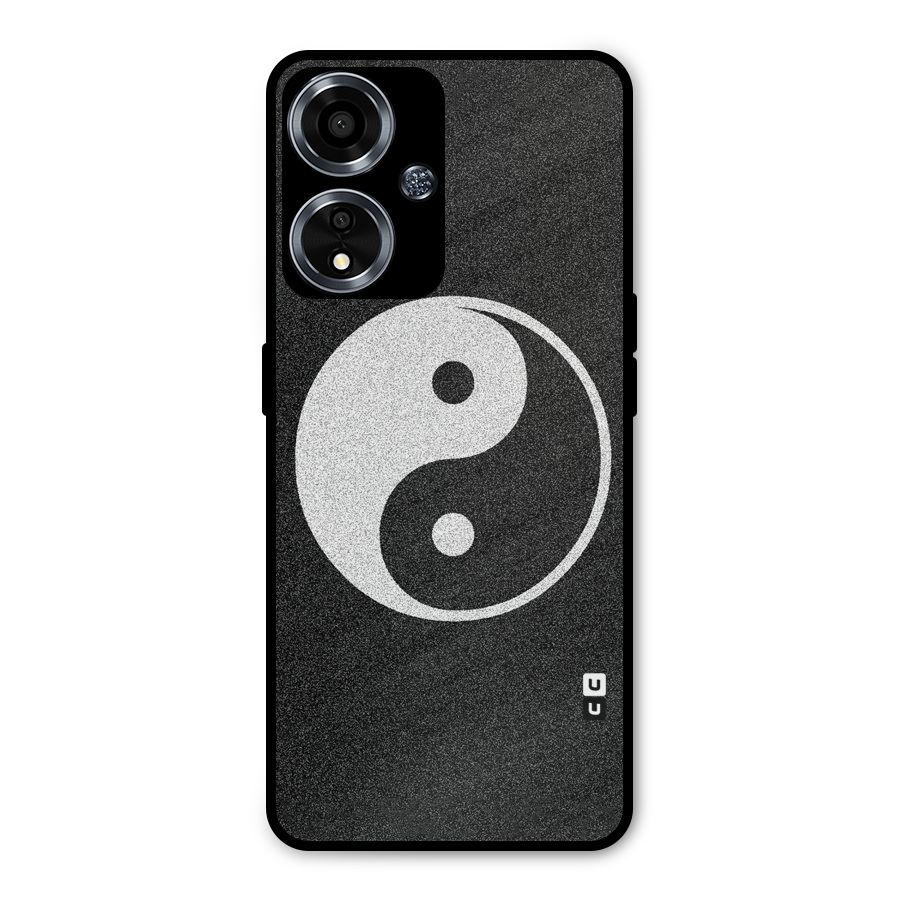 Peace Disorted Metal Back Case for Oppo A59