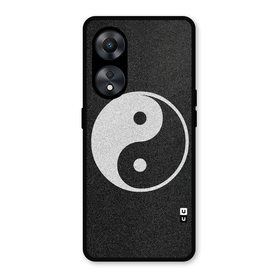 Peace Disorted Metal Back Case for Oppo A78