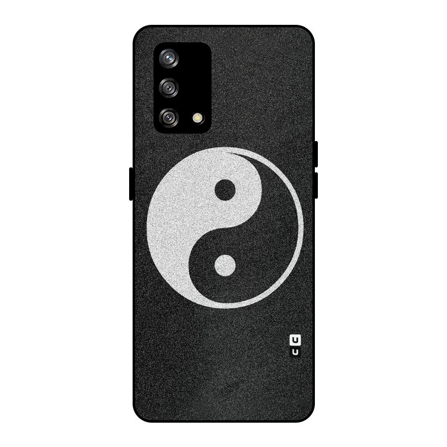 Peace Disorted Metal Back Case for Oppo F19