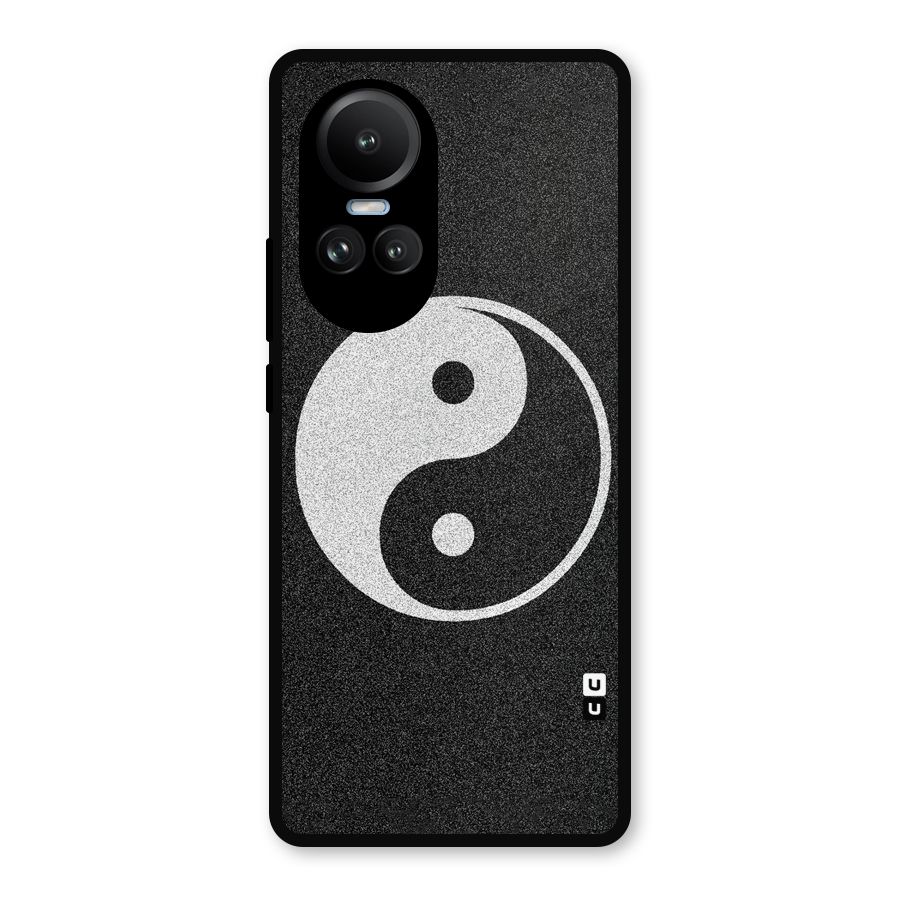 Peace Disorted Metal Back Case for Oppo Reno10