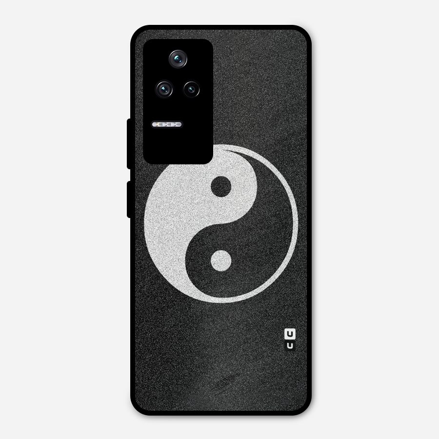 Peace Disorted Metal Back Case for Poco F4 5G
