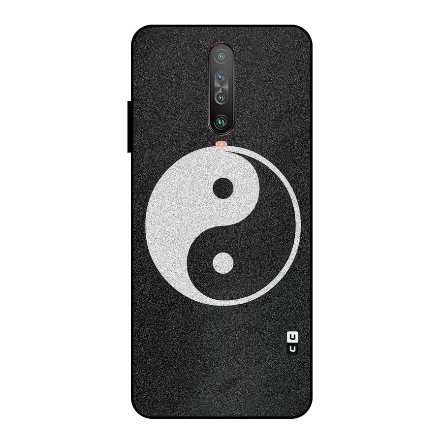 Peace Disorted Metal Back Case for Poco X2