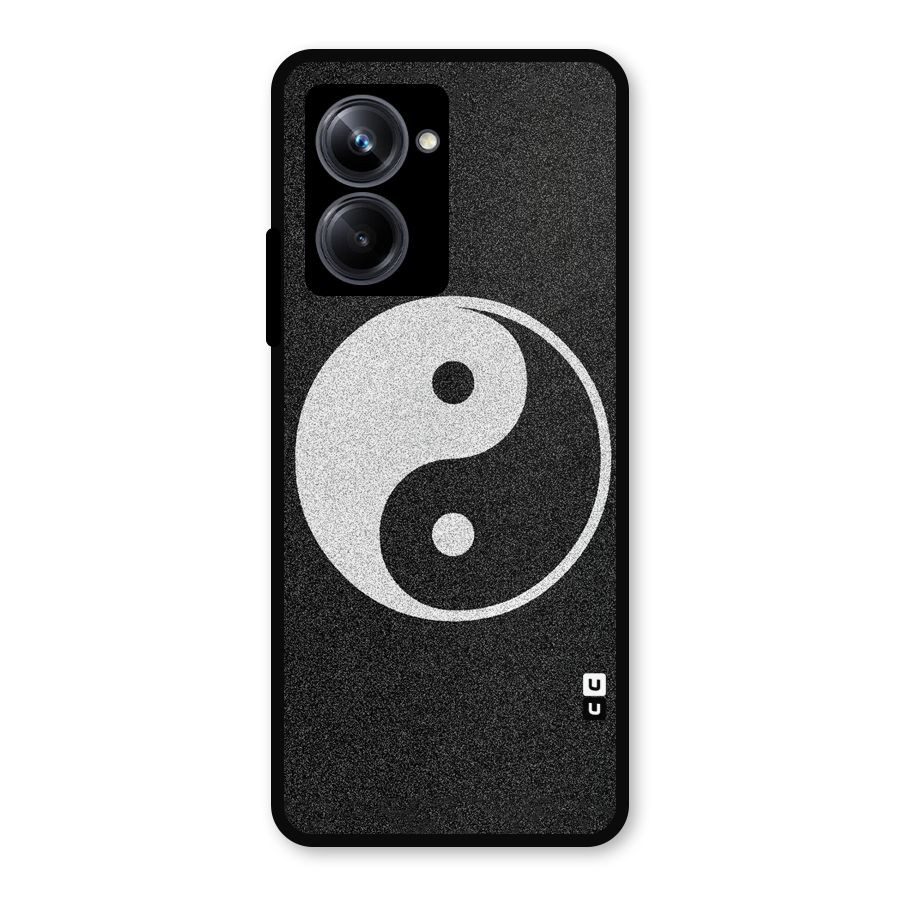 Peace Disorted Metal Back Case for Realme 10 Pro
