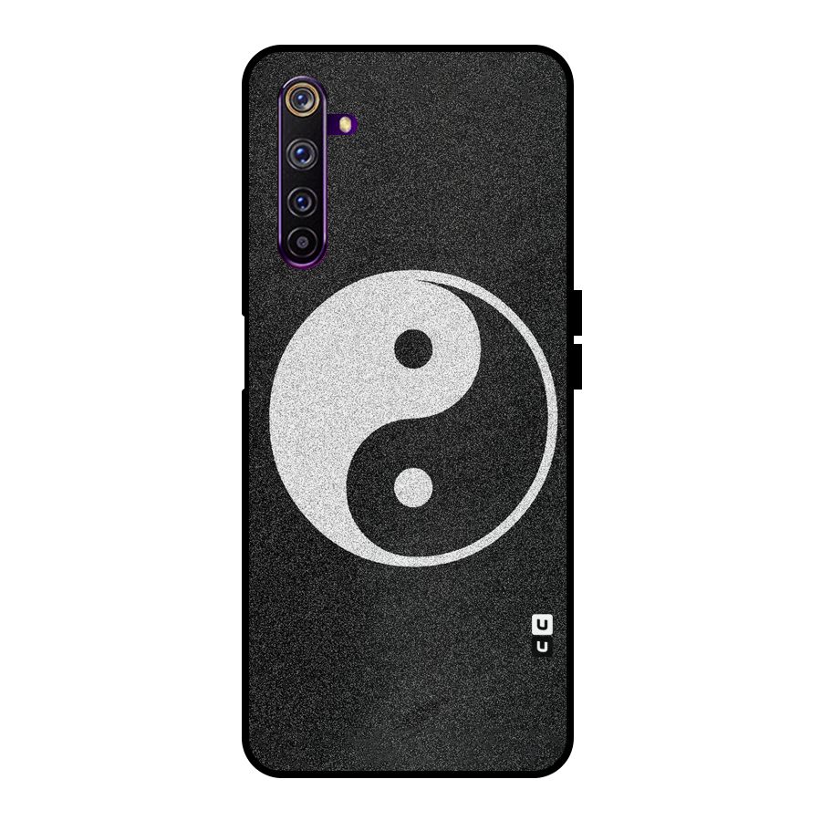 Peace Disorted Metal Back Case for Realme 6 Pro