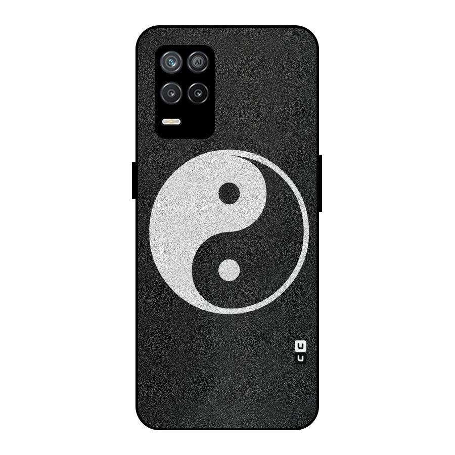 Peace Disorted Metal Back Case for Realme 8 5G