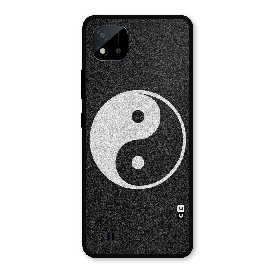 Peace Disorted Metal Back Case for Realme C11 2021
