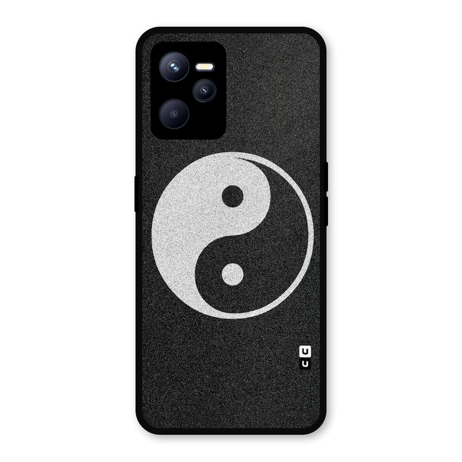 Peace Disorted Metal Back Case for Realme C35