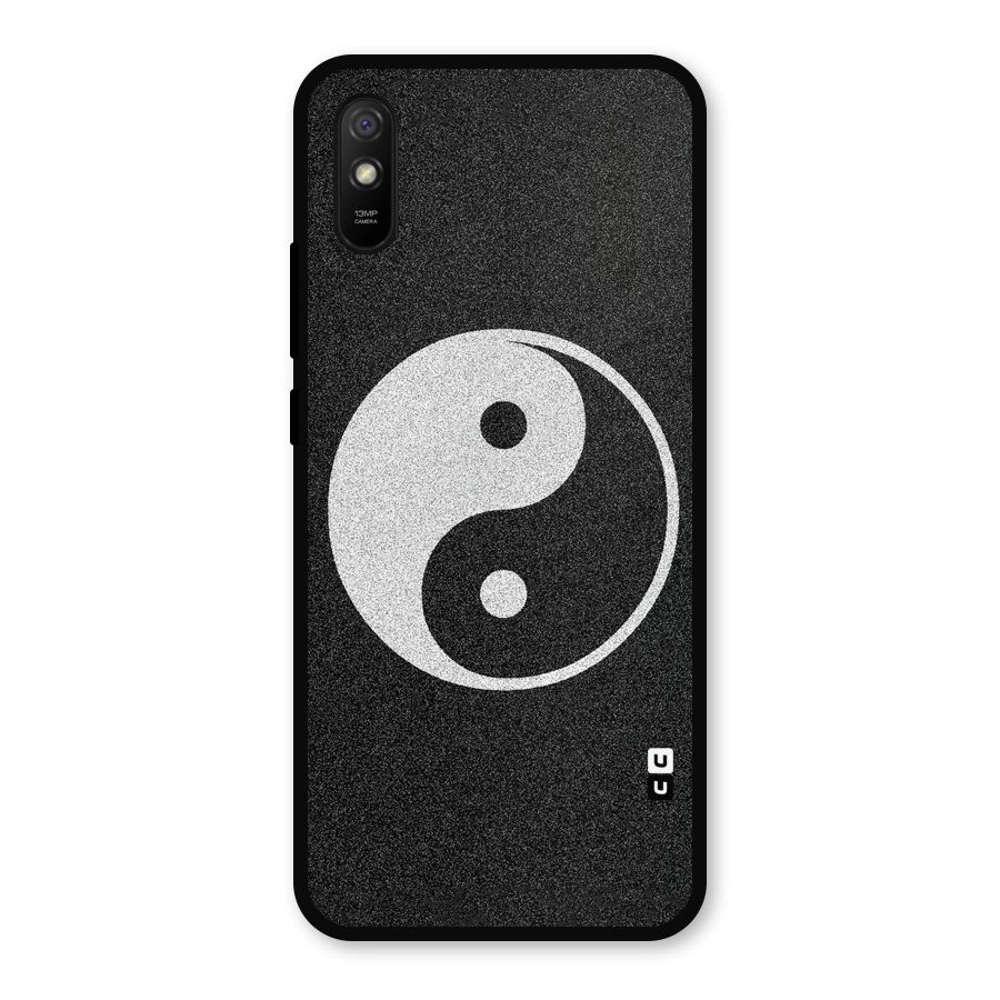 Peace Disorted Metal Back Case for Redmi 9i