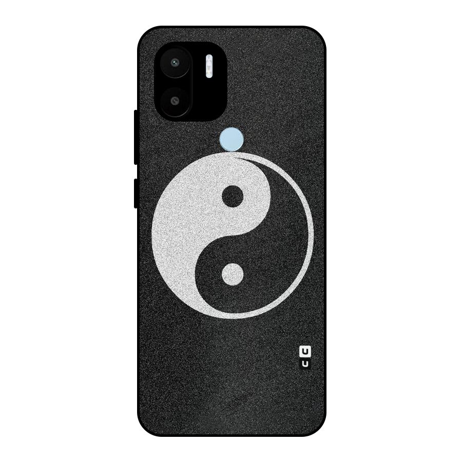 Peace Disorted Metal Back Case for Redmi A1+