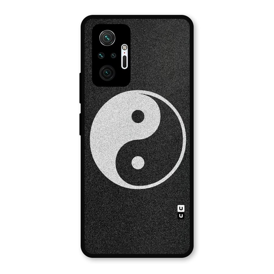 Peace Disorted Metal Back Case for Redmi Note 10 Pro
