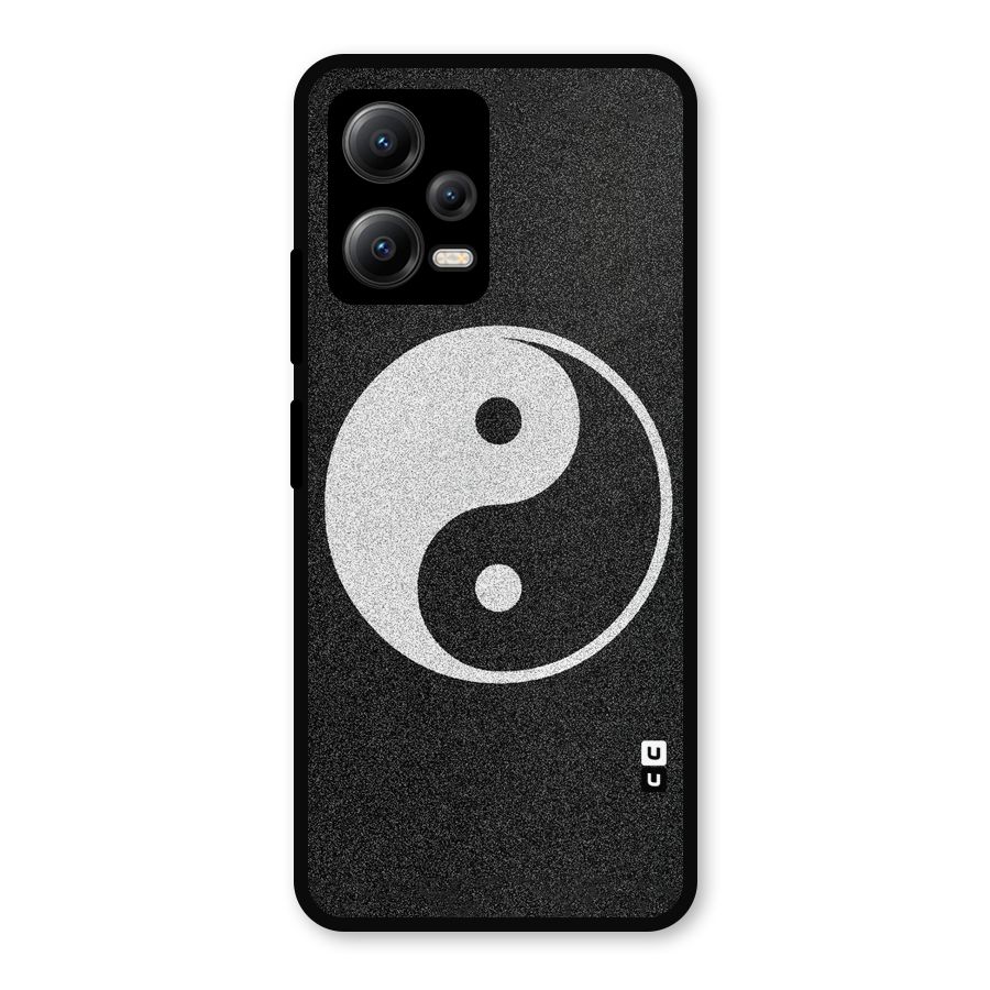 Peace Disorted Metal Back Case for Redmi Note 12 5G