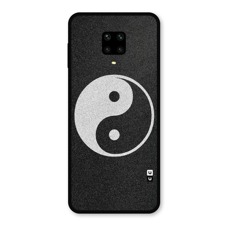 Peace Disorted Metal Back Case for Redmi Note 9 Pro