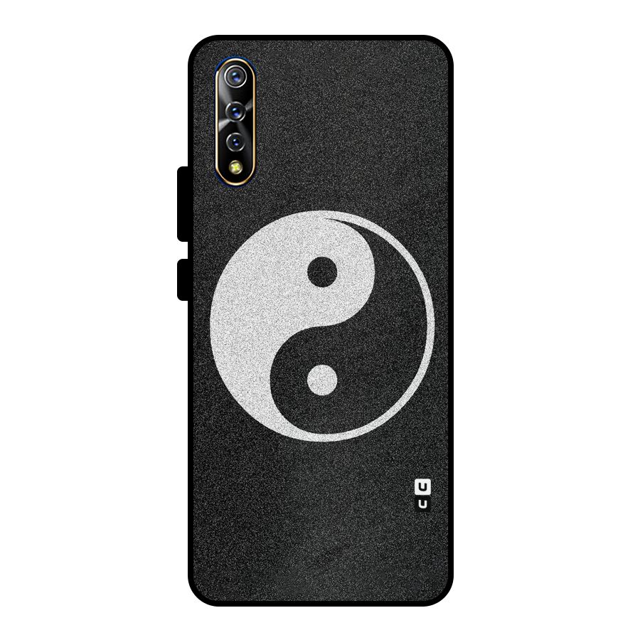 Peace Disorted Metal Back Case for Vivo S1
