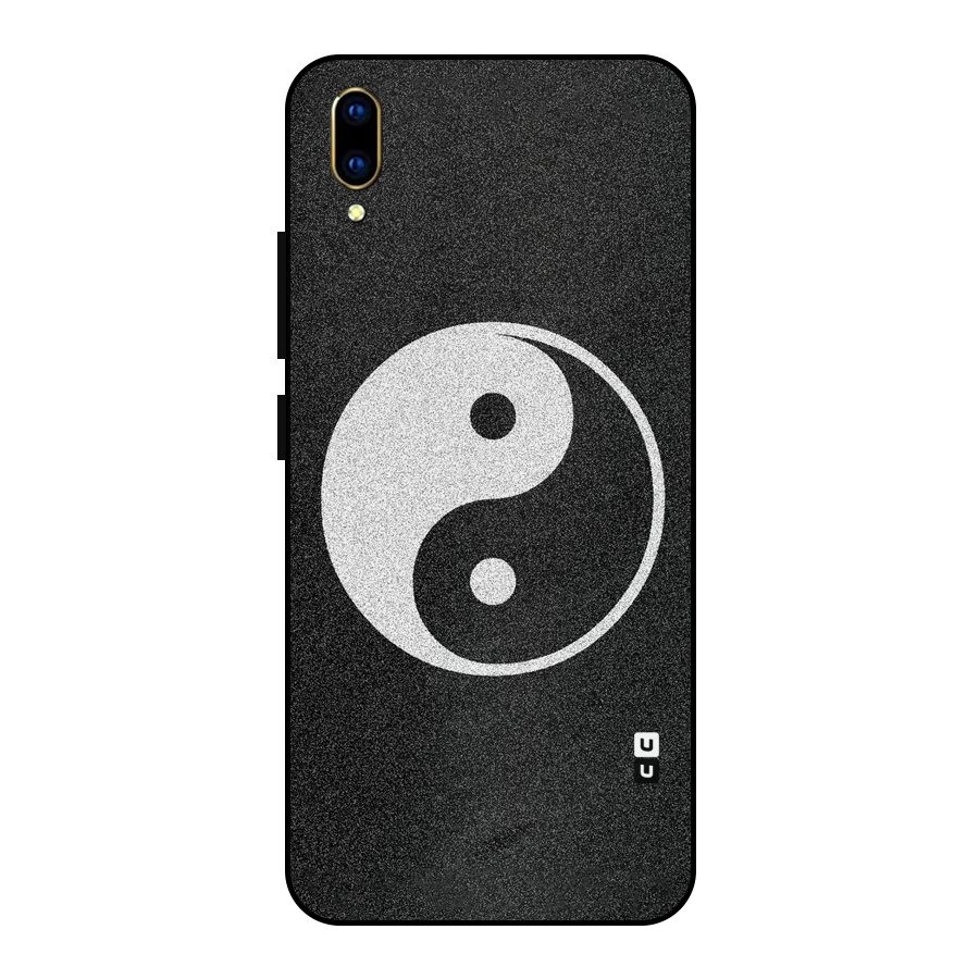 Peace Disorted Metal Back Case for Vivo V11 Pro