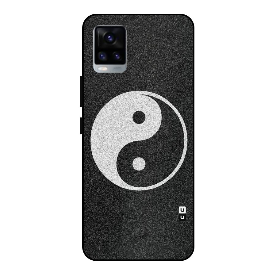 Peace Disorted Metal Back Case for Vivo V20 2021