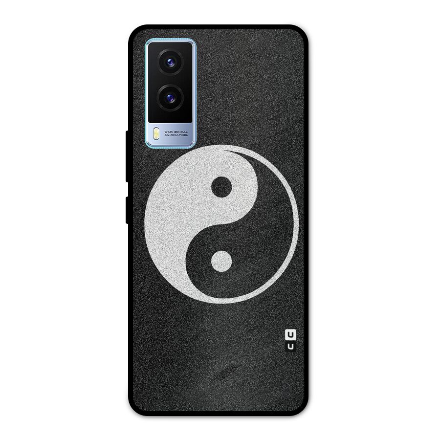 Peace Disorted Metal Back Case for Vivo V21e 5G