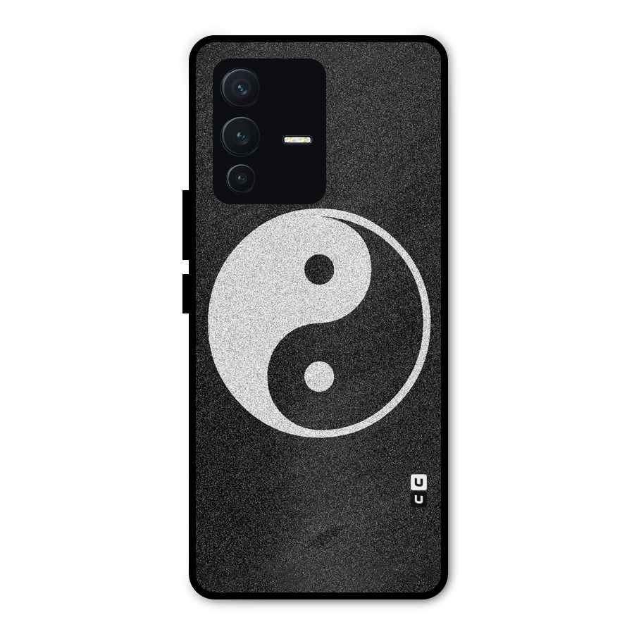 Peace Disorted Metal Back Case for Vivo V23 Pro