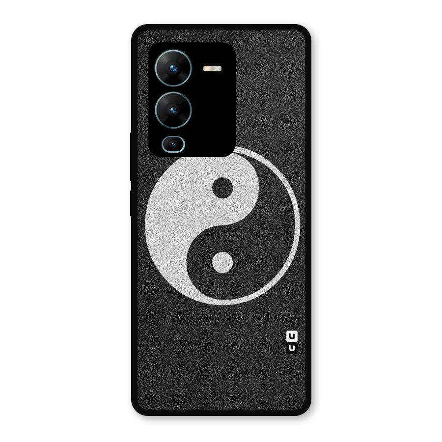 Peace Disorted Metal Back Case for Vivo V25 Pro