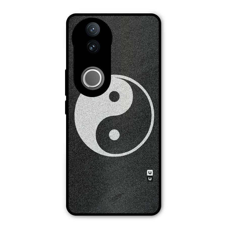 Peace Disorted Metal Back Case for Vivo V50