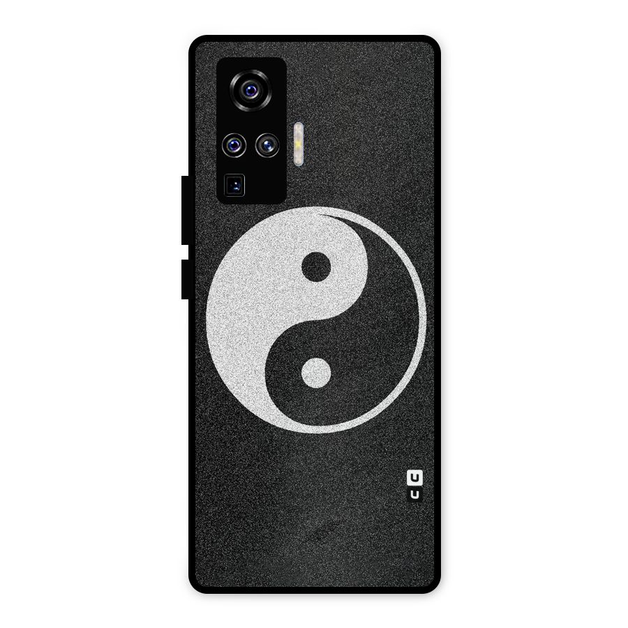 Peace Disorted Metal Back Case for Vivo X50 Pro