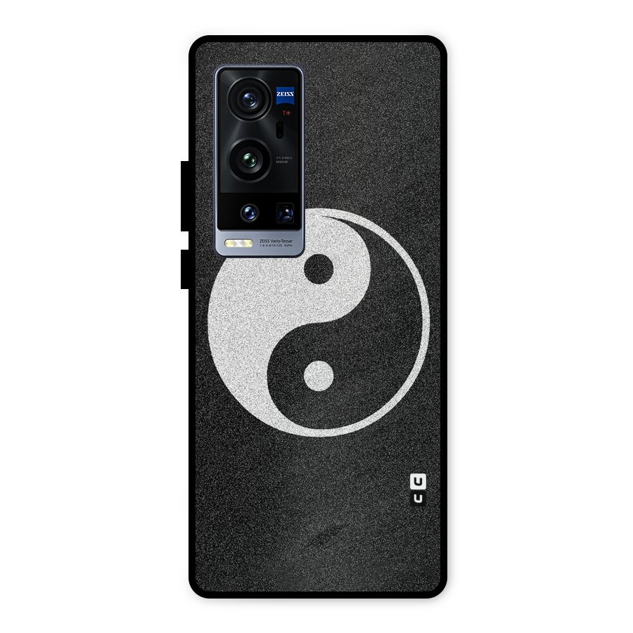 Peace Disorted Metal Back Case for Vivo X60 Pro Plus