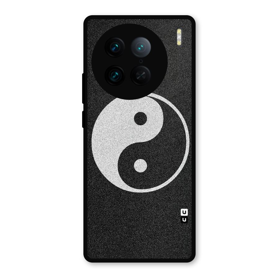 Peace Disorted Metal Back Case for Vivo X90 Pro