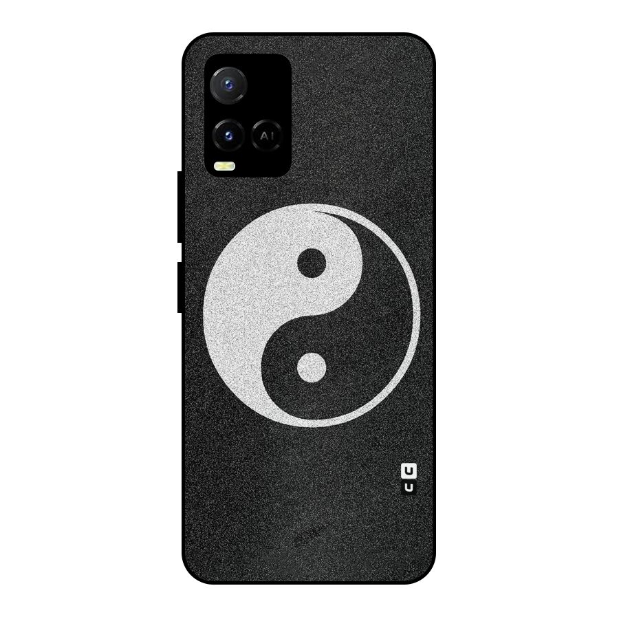 Peace Disorted Metal Back Case for Vivo Y21