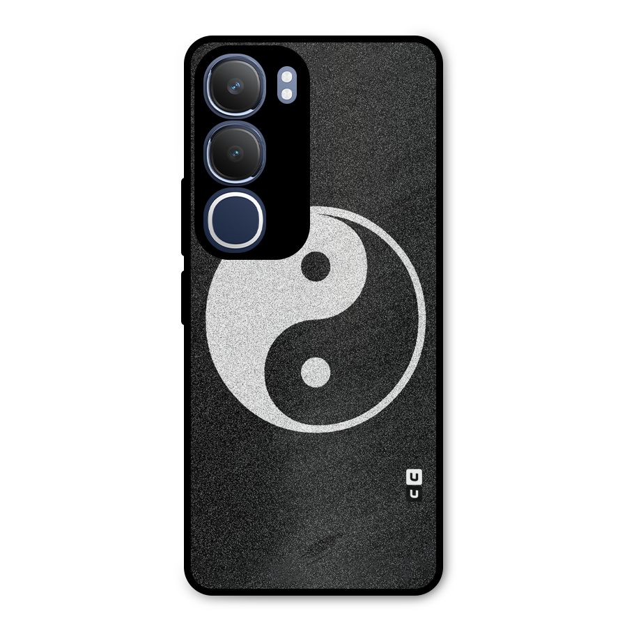 Peace Disorted Metal Back Case for Vivo Y29