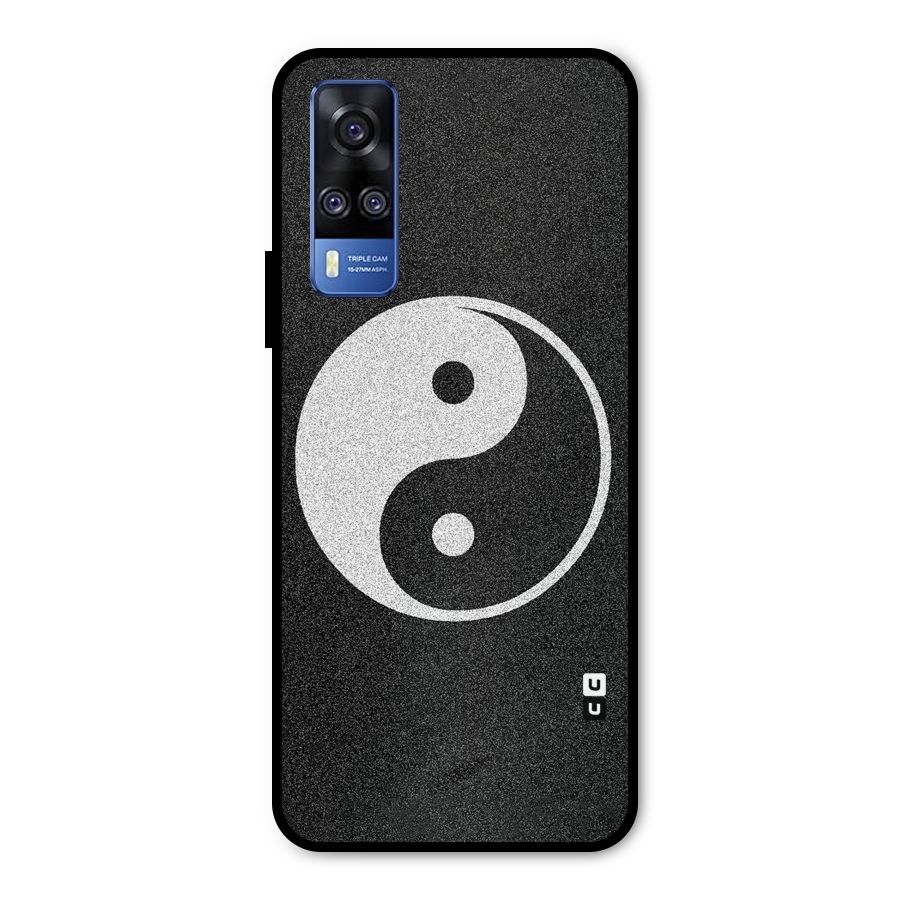 Peace Disorted Metal Back Case for Vivo Y31