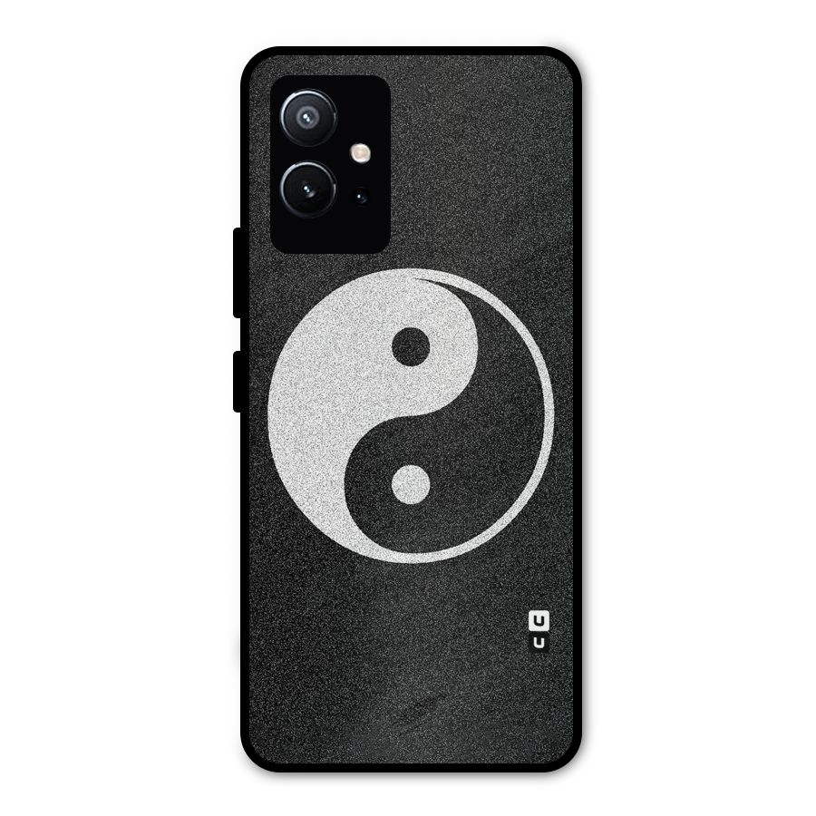 Peace Disorted Metal Back Case for Vivo Y75 5G
