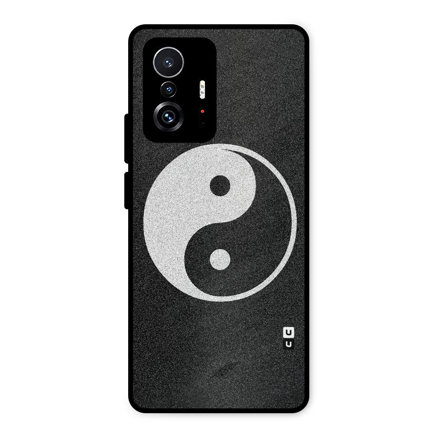 Peace Disorted Metal Back Case for Xiaomi 11T Pro
